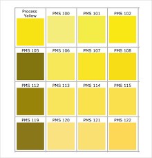 Sample Color Chart Template 25 Free Documents In Pdf Word