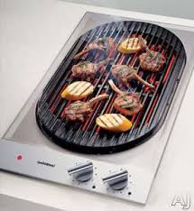 Gaggenau Vr230612 12 Inch Modular Electric Indoor Barbecue Grill With 2 Independent Elements 9 Power Levels Perforated Stainless Steel Container W Lava Stone Gaggenau Gaggenau Appliances Indoor Barbecue Grill