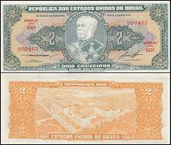 We did not find results for: Brazil 2 Cruzeiros 1958 P 157ac Unc