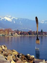 Leman Lake Fork Switzerland Travel Switzerland Vacation Switzerland Cities