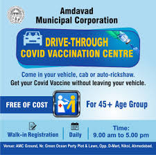 For any query regarding online. Amc Announces Third Drive Through Covid19 Vaccination Centre In Ahmedabad At Nikol Deshgujarat