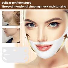 Amazon.com : V Line Lifting Mask, 5 Pcs V Shaping Face Masks, Hydrogel  Collagen Mask with Aloe Vera, Neck Tightening Tape Patch Jawline Contour ...