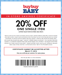 Get 20 Percent Off One Single Item At Buy Buy Baby With Coupon Through March 17 Http Www Bestfreestuffguide Co Baby Coupons Buy Buy Baby Coupon Buy Buy Baby