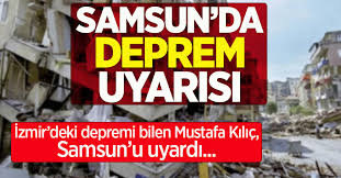 Deprem, yer sarsıntısı veya zelzele, yer kabuğunda beklenmedik bir anda ortaya çıkan enerji sonucunda meydana gelen sismik dalgalanmalar ve bu dalgaların yeryüzünü sarsması olayıdır. Samsun Da Deprem Uyarisi Izmir Deki Depremi Bilen Mustafa Kilic Uyardi
