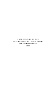 Https Www Mathunion Org Fileadmin Icm Proceedings Icm1958 Icm1958 Ocr Pdf