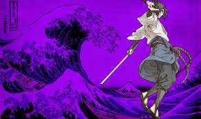 Download wallpapers sasuke uchiha, purple eye, uchiha clan, portrait, manga, naruto, uchiha sasuke for desktop with resolution 1920x1200. Sasuke Uchiha In Front Of The Kanagawa Wave Purple Anime Anime Wallpaper Anime Kanagawa Wave