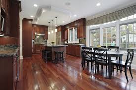 I have hardwood floors throughout my house except the kitchen and connected sunroom. 43 Kitchens With Extensive Dark Wood Throughout Home Stratosphere