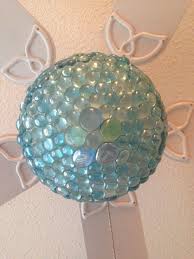 Globes hunter ceiling fan and sizes shop and this page has replacement hunter douglas fan globes home depotceiling fan honeywell ceiling fan replacement glass shades replacement ceiling fan light shade litex ceiling clear gl collection indoor litex ceiling fan can find quality fan accessories hunter. Turquoise Aqua Ceiling Fan Light Globe After Diy Makeover With Aqua Glass Pebbles From The Dollar T Diy Ceiling Ceiling Fan Makeover Ceiling Fan Light Globes