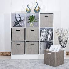 Not available for pickup and same day delivery. Thick And Heavy Duty Organizer Baskets Sliver Grey Posprica Foldable Storage Bins 11 11 Fabric Storage Boxes Drawers Cubes Container 4pcs Tools Home Improvement Storage Home Organization Bruno Cammareri Com