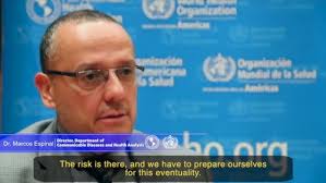 Ébola: Preparación y respuesta en las Américas". Dr. Marcos Espinal, OPS/OMS
