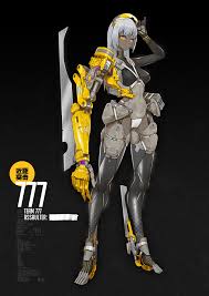Artstation Team 777丨assaulter Yuki V3 In 2020 Anime Character Design Character Design Inspiration Black Anime Characters