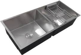 Sinks come in all shapes and sizes. Zesta Luxury 304 Grade Stainless Steel Double Bowl Kitchen Sink 45x20 X9 Inch Double Bowl Handmade Vessel Sink Price In India Buy Zesta Luxury 304 Grade Stainless Steel Double Bowl Kitchen Sink
