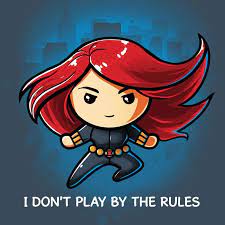 The black widow is a spider slayer robot originally created by spencer smythe. I Don T Play By The Rules Cute Drawings Black Widow Marvel Teeturtle