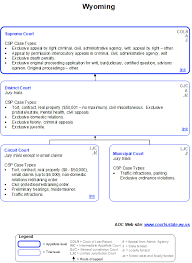 Wyoming State Court Structure Chart
