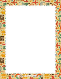 Travel Border Clip Art Page Border And Vector Graphics Clip Art Borders Border Templates Borders For Paper