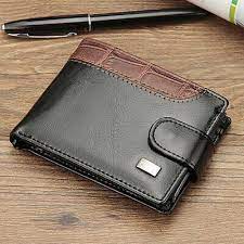 Man Casual Leather Zipper Multi Pockets Credit Cards Purse Money Clip Wallet In 2020 Leather Wallet Mens Leather Wallet Wallet Men