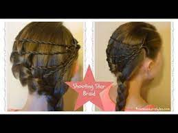 Shooting Star Braid Hairstyle Tutorial Youtube Formal Hairstyles For Long Hair Braided Hairstyles Tutorials Braided Hairstyles