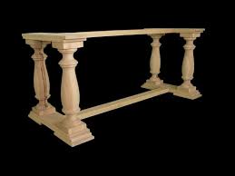 Dining Table Legs Base For Dining Table Solid Beech Wood Double Leg Beam Unfinished Pedestal Base Set Of 2 Pieces Furniture Wood Leg In 2020 Wood Legs Dining Table Legs Beech Wood