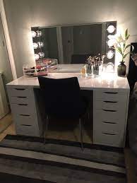 Design element london 42 in w x 22 in d vanity in white with. Pin On Makeup Room Ideas