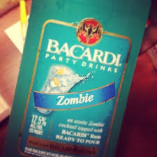 Zombie Bacardi Mixed With The Light Blue Gatorade Punkin Patch Fun Gabby Zombie Party Bacardi Alcohol Drink Recipes