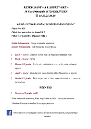 Voici les 2 entreprises de la commune d'eglingen dans le secteur d'activité restauration traditionnelle. Restaurant A L Arbre Vert Eglingen Photos Eglingen Alsace France Menu Prices Restaurant Reviews Facebook