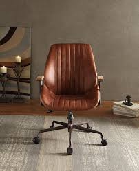 Earnest Brown Desk Chair Office Chair Design Leather Office Chair Home Office Chairs