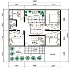 Wow Ini Dia Denah Rumah Minimalis Type 45 3 Kamar Terbaru Desain Rumah Denah Rumah Desain Rumah Modern