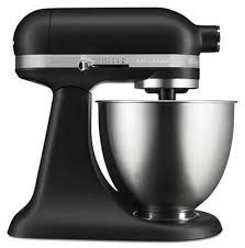 Black Matte Artisan Mini Series 3 3 L Tilt Head Stand Mixer 5ksm3311xbbm Kitchenaid Kitchen Aid Kitchenaid Stand Mixer Kitchenaid Artisan