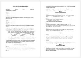 Surat perjanjian sewa rumah 2018. Contoh Surat Perjanjian Kontrak Rumah Dan Pengertiannya