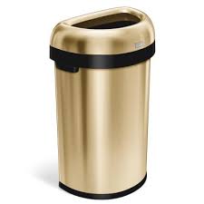 Maybe you would like to learn more about one of these? Gold Metallic Trash Cans Trash Recycling The Home Depot