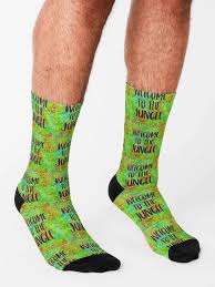 Welcome to the Jungle" Socks for Sale by Abby DuBose