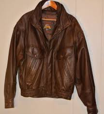 Men S Wilson S Adventure Bound Original Xl Brown Leather Bomber Flight Jacket Leather Bomber Jacket Leather Bomber Flight Jacket