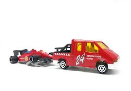 Majorette Ford Transit Tow Truck Ferrari F1 Majorette Ford Transit Toy Car