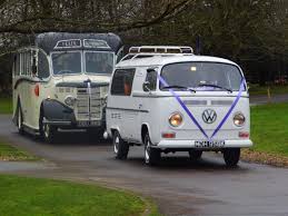 Funeral Cortege At Bury St Edmonds Crematrium 1947 Bedford Coach And 1972 Volkswagen Hearse Hearse Volkswagen Vans Style