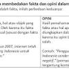 Kalimat pembukaan yang berisi sudut pandang penulis terhadap topik atau sesuatu yang akan dibahasnya. 1