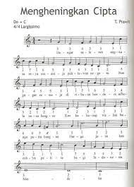 Not Angka Hymne Cinta Indonesia Brainly Co Id