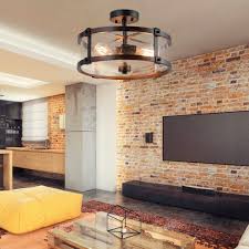 Farmhouse Flush Mount Lights Rustic Flush Mounts Farmhouse Goals Flush Mount Ceiling Lights Ceiling Lights Living Room Lighting