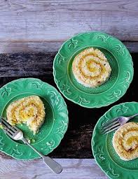 Lemon Curd Swiss Roll Recipe Recipe Lemon Curd Swiss Roll Food And Drink