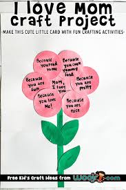 I think this is a great meaningful craft for kids to do. Easy Mother S Day Card Craft Woo Jr Kids Activities
