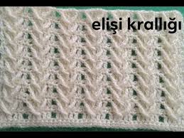 Kabartmali Yelek Ve Battaniye Yapilisi Youtube Crochet Crocodile Stitch Scarf Knitting Patterns Crocodile Stitch