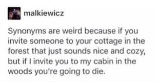 Cottage In The Forest Vs Cabin In The Woods Lol Tumblr Funny Haha Funny Ayyy Lmao