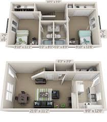 Gambar diatas adalah denah rumah berukuran 6x12 1 lantai, denah merupakan gambar yang harus ada dalam pembuatan sebuah rumah. 16 Denah Desain Rumah Minimalis 2 Kamar Trendi
