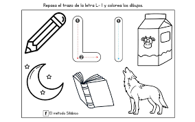 Actividades para trabajar la letra L