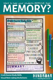 Crashcourse Study Skills Memory Episode 3 Study Skills Study Skills Worksheets Teaching Study Skills