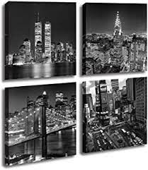 Excellent addition to our new living room. Amazon Com New York City Canvas Wall Art