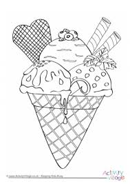 Download and print these ice cream sundae coloring pages for free. Ice Cream Colouring Pages