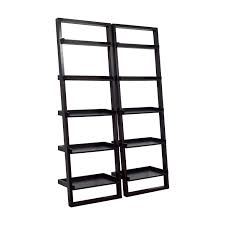Check out our leaning bookshelf selection for the very best in unique or custom, handmade pieces from our home & living shops. 56 Off Crate Barrel Crate Barrel Sloane Black Leaning Bookshelf Storage