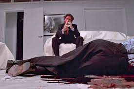American psycho, американский психопат, кристиан бэйл, патрик бэйтмен, 2000. American Psycho Inside Christian Bale And Jared Leto S Big Scene Ew Com
