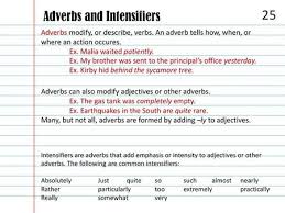 And (3) temporal adverbs that add information about timing (soon, early, late). Adverbs What Are Adverbs Ppt Download