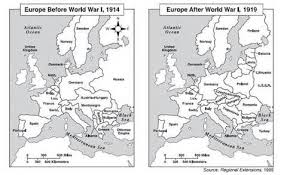 Europe Map World War 1 Before And After Yahoo Image Search Results Wwi Maps Europe Map Treaty Of Versailles